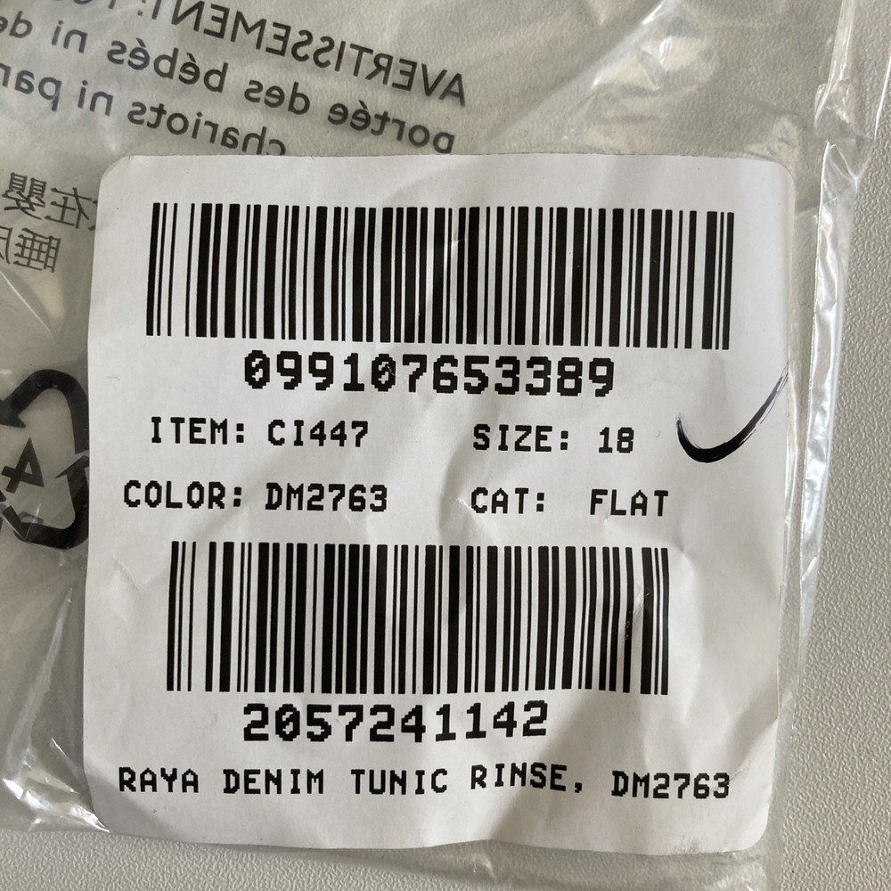 J Crew Women's Seamed denim mini dress in Rinse wash Blue Size 18 - Picture 7 of 7